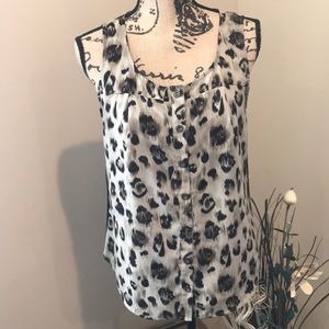 Animal Print Sleeveless Top